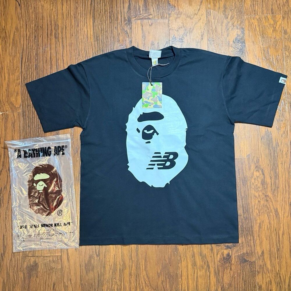 Black New Balance x BAPE Tee